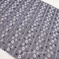 Soft 100% Polyester Woven Flower Tulle Embroidery Fabric